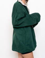 Load image into Gallery viewer, Green &amp; Taupe x Cozy Oversized Fleece (Free Size)