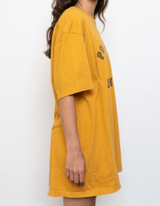 Vintage x Made in USA x RALPH LAUREN Mustard Yellow Tee (L)