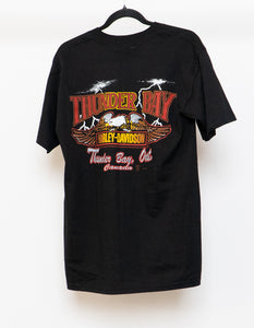 Vintage x Made in Canada x HARLEY DAVIDSON Thunder Bay Tee (XS-M)