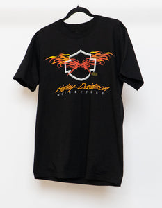 Vintage x Made in Canada x HARLEY DAVIDSON Thunder Bay Tee (XS-M)