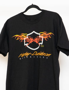 Vintage x Made in Canada x HARLEY DAVIDSON Thunder Bay Tee (XS-M)