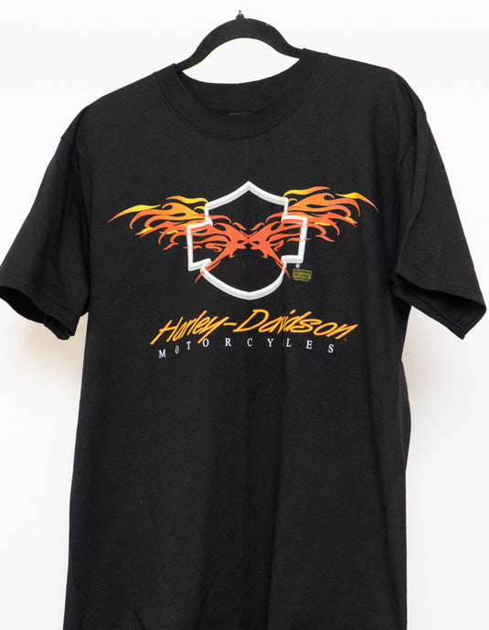 Vintage x Made in Canada x HARLEY DAVIDSON Thunder Bay Tee (XS-M)