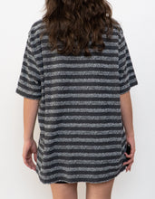 Load image into Gallery viewer, TED BAKER x Made in Portugal x Grey Terry Cloth Striped Tee (XS-XL)