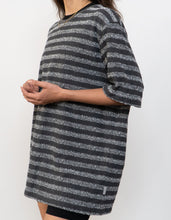 Load image into Gallery viewer, TED BAKER x Made in Portugal x Grey Terry Cloth Striped Tee (XS-XL)