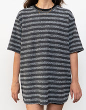Load image into Gallery viewer, TED BAKER x Made in Portugal x Grey Terry Cloth Striped Tee (XS-XL)