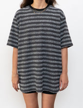 Load image into Gallery viewer, TED BAKER x Made in Portugal x Grey Terry Cloth Striped Tee (XS-XL)