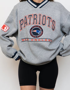 Vintage x PATRIOTS Grey & Navy (L)