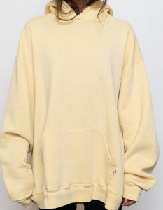 Vintage x RUSSELL Pale Yellow Hoodie (XL)