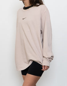 NIKE x Nude Center Swoosh Long Sleeve (XL)