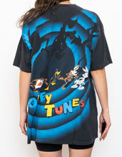 Load image into Gallery viewer, Vintage x Made in Canada x NOVEL TEEZ 90s Looney Tunes AOP Tee (L)