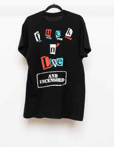 Vintage x Made in Canada, Single Stitch x 1991 Fuck N' Live Van Halen Tee (L)