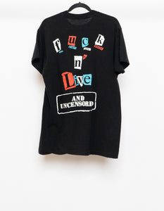 Vintage x Made in Canada, Single Stitch x 1991 Fuck N' Live Van Halen Tee (L)