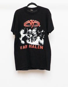 Vintage x Made in Canada, Single Stitch x 1991 Fuck N' Live Van Halen Tee (L)