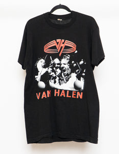Vintage x Made in Canada, Single Stitch x 1991 Fuck N' Live Van Halen Tee (L)