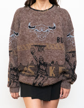 Load image into Gallery viewer, Vintage x CHICAGO BULLS Handknit Wool-blend Sweater (XL)