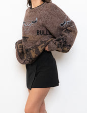 Load image into Gallery viewer, Vintage x CHICAGO BULLS Handknit Wool-blend Sweater (XL)