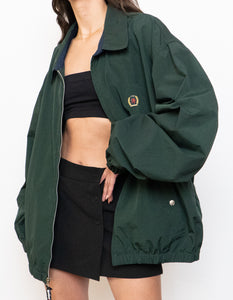 Vintage x TOMMY HILFIGER Dark Green Windbreaker (XL)