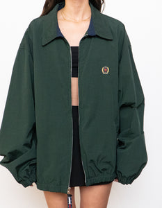 Vintage x TOMMY HILFIGER Dark Green Windbreaker (XL)