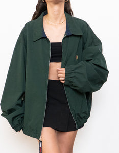 Vintage x TOMMY HILFIGER Dark Green Windbreaker (XL)