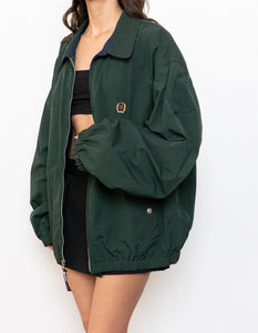 Vintage x TOMMY HILFIGER Dark Green Windbreaker (XL)