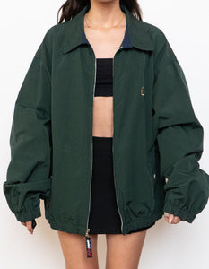 Vintage x TOMMY HILFIGER Dark Green Windbreaker (XL)