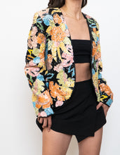 Load image into Gallery viewer, Vintage x Made in Hong Kong x Silk Colourful Beaded Blazer (XS-M)