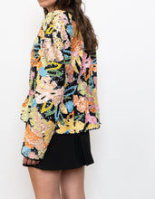 Load image into Gallery viewer, Vintage x Made in Hong Kong x Silk Colourful Beaded Blazer (XS-M)