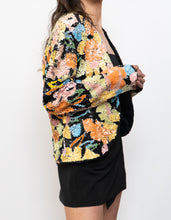 Load image into Gallery viewer, Vintage x Made in Hong Kong x Silk Colourful Beaded Blazer (XS-M)