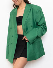 Load image into Gallery viewer, Vintage x Emerald Green Blazer (M, L)