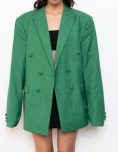 Load image into Gallery viewer, Vintage x Emerald Green Blazer (M, L)