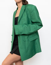 Load image into Gallery viewer, Vintage x Emerald Green Blazer (M, L)