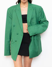 Load image into Gallery viewer, Vintage x Emerald Green Blazer (M, L)
