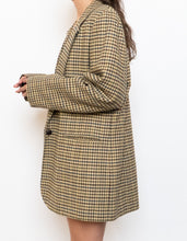 Load image into Gallery viewer, Vintage x Beige Houndstooth Wool-Blend Blazer (XS-L)