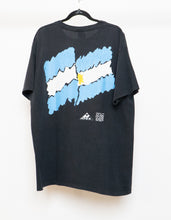 Load image into Gallery viewer, Vintage x MADE IN USA x World Cup Argentina Black and and Blue Tee (XL)
