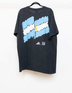 Vintage x MADE IN USA x World Cup Argentina Black and and Blue Tee (XL)