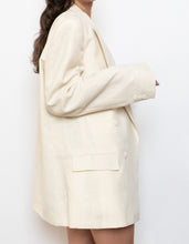 Load image into Gallery viewer, Vintage x Made in Canada x Cream Linen Blazer (S-L)
