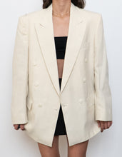 Load image into Gallery viewer, Vintage x Made in Canada x Cream Linen Blazer (S-L)