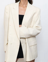 Load image into Gallery viewer, Vintage x Made in Canada x Cream Linen Blazer (S-L)