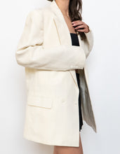 Load image into Gallery viewer, Vintage x Made in Canada x Cream Linen Blazer (S-L)
