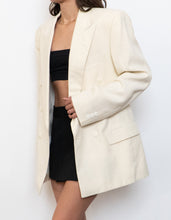 Load image into Gallery viewer, Vintage x Made in Canada x Cream Linen Blazer (S-L)