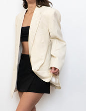 Load image into Gallery viewer, Vintage x Made in Canada x Cream Linen Blazer (S-L)