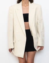 Load image into Gallery viewer, Vintage x Made in Canada x Cream Linen Blazer (S-L)