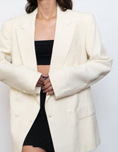 Load image into Gallery viewer, Vintage x Made in Canada x Cream Linen Blazer (S-L)