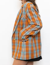 Load image into Gallery viewer, Vintage x Orange, Blue Plaid Blazer (S-L)