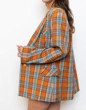 Load image into Gallery viewer, Vintage x Orange, Blue Plaid Blazer (S-L)