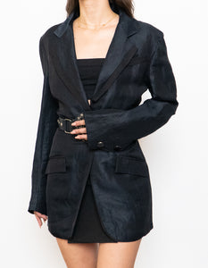 Vintage x Made in Canada x PAUL HARDY Silk-blend Blazer (M)