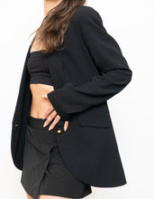 Load image into Gallery viewer, Vintage x HOSS Black &amp; Gold Blazer (XS-M)