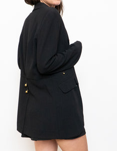 Vintage x HOSS Black & Gold Blazer (XS-M)