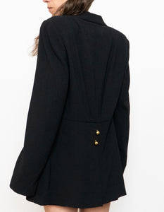 Vintage x HOSS Black & Gold Blazer (XS-M)
