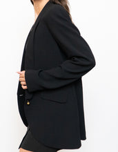 Load image into Gallery viewer, Vintage x HOSS Black &amp; Gold Blazer (XS-M)